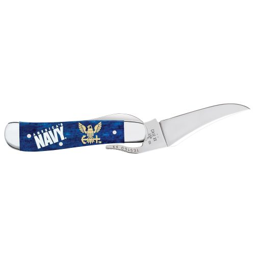 US Navy Navy Blue Bone Smooth Russlock 61953L SS - Image 4