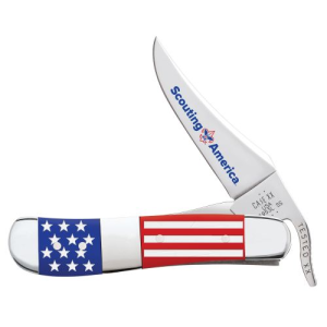 Scouting America Blue/Red Synthetic Smooth Russlock 41953L SS