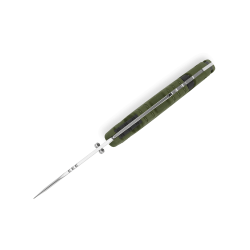0659GRS Pursuit Large Folder, Black/Green Molded Handle - Image 3