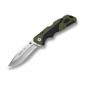 0659GRS Pursuit Large Folder, Black/Green Molded Handle