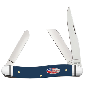 10863 Navy Blue Synthetic Smooth Med Stockman 4318 SS W/Cigar Box