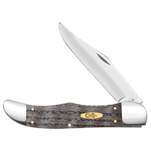 14008 Black Curly Oak Wood Folding Hunter 7165 SS