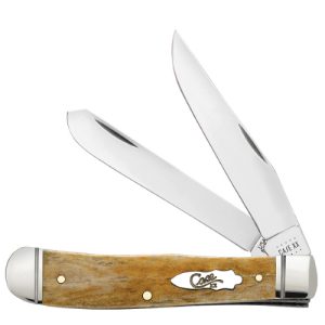 58182 Antique Bone Smooth Trapper 6254 SS Fluted
