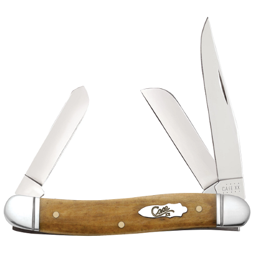 58185 Antique Bone Smooth Medium Stockman 6318 SS Fluted