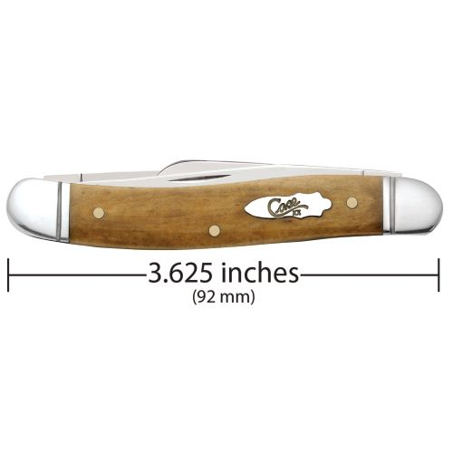 58185 Antique Bone Smooth Medium Stockman 6318 SS Fluted - Image 3