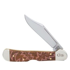 AWTC749PC Pink Boot Stitch Smooth Antique Bone Mini CopperLock