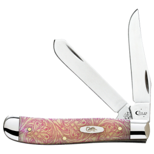 WAWTC07WT Natural Bone Pink Western Tooled Mini Trapper 6207 SS